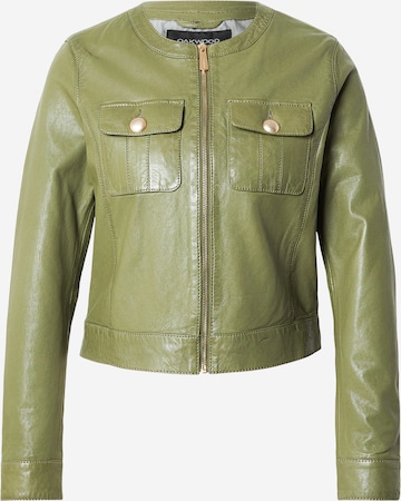 zaļš OAKWOOD Starpsezonu jaka 'SUSAN': no priekšpuses