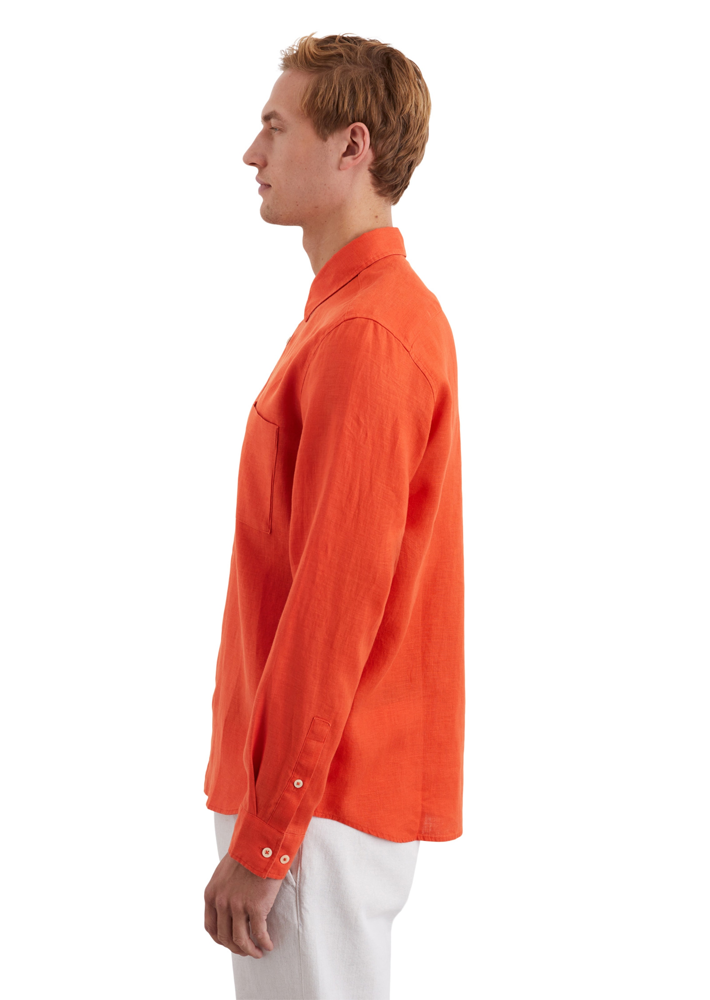 Coupe regular Chemise Marc O'Polo en orange