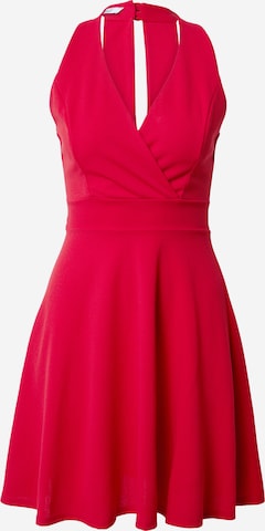 raudona WAL G. Kokteilinė suknelė 'DIAZ': priekis