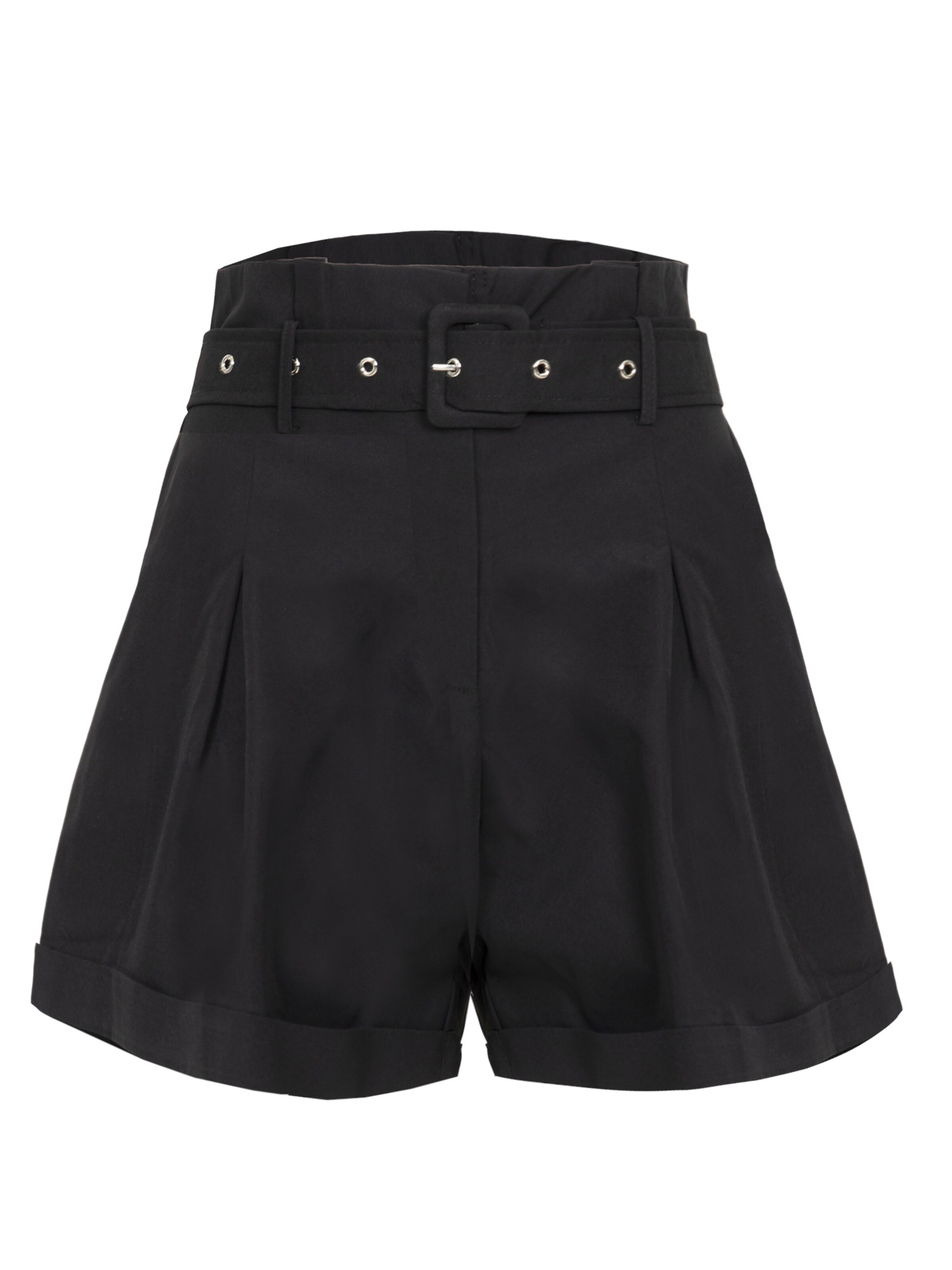 Loosefit Pantaloni con pieghe di Influencer in nero: frontale