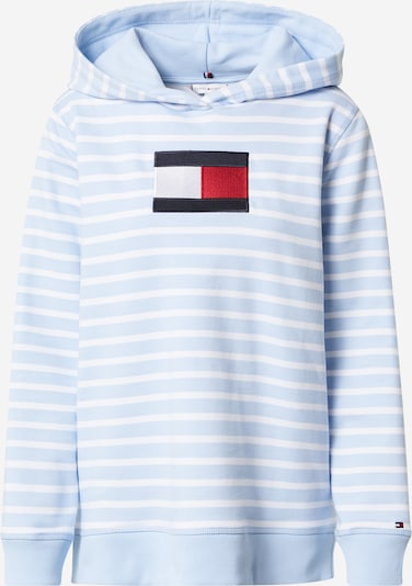 TOMMY HILFIGER Sweatshirt in de kleur Nachtblauw / Lichtblauw / Rood / Wit, Productweergave