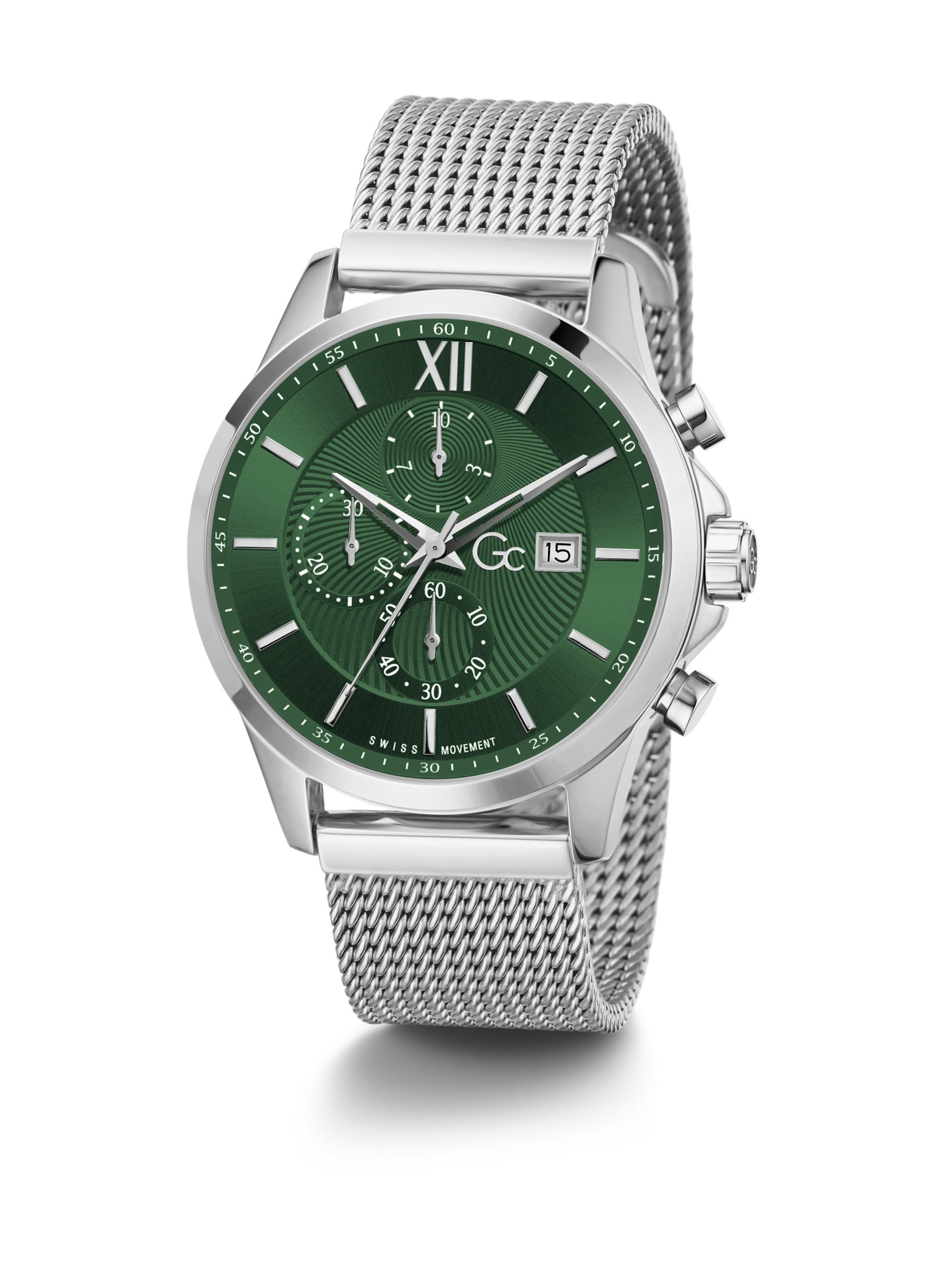 Gc Analog watch 'Gc Executive' in Silver: front