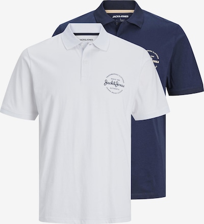 JACK & JONES Bluser & t-shirts 'Forest' i navy / hvid, Produktvisning
