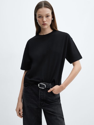 MANGO T-shirt 'SITA' i svart: framsida