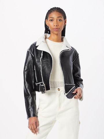 NLY by Nelly Between-season jacket 'Aviator' in Black: front