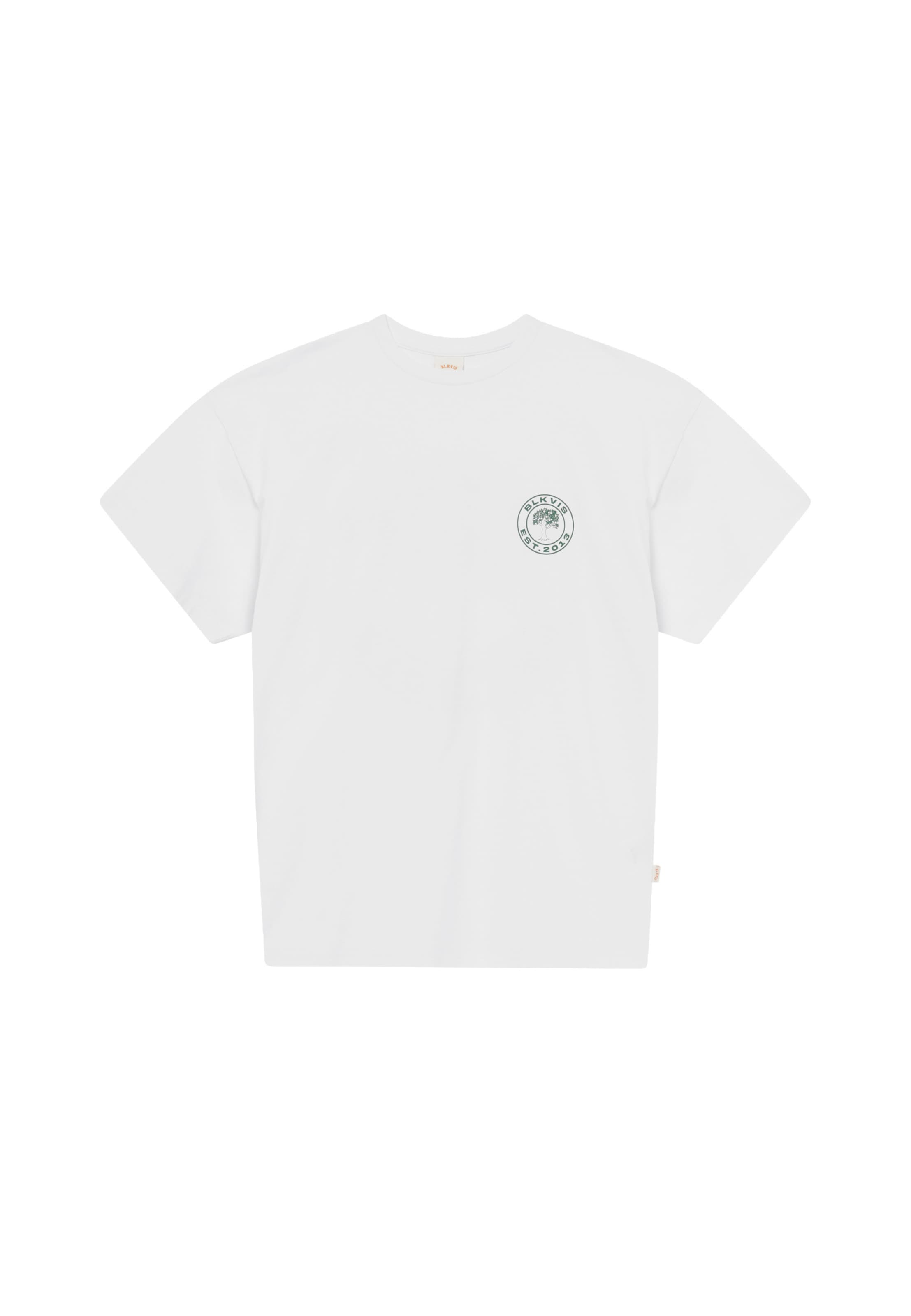 Maglietta 'Source' di BLKVIS in bianco: frontale