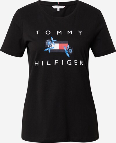 Tricou TOMMY HILFIGER pe albastru / navy / roșu / negru / alb, Vizualizare produs
