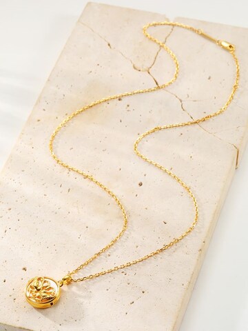 Hey Happiness - Cadena 'Eternity Locket' en oro