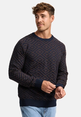 INDICODE JEANS Sweater 'Scott' in Blue