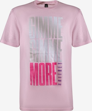 T-Shirt Britney Spears Collection en rose : devant