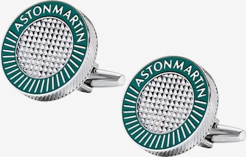 Aston Martin Manschettenknöpfe in Silber: Vorderseite