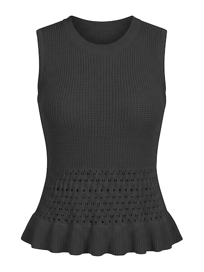 Imily Bela Tops en tricot en S en noir, Vue avec produit