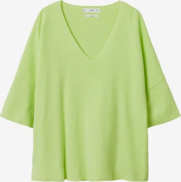 MANGO Sweater 'Guiroin' in Green: front