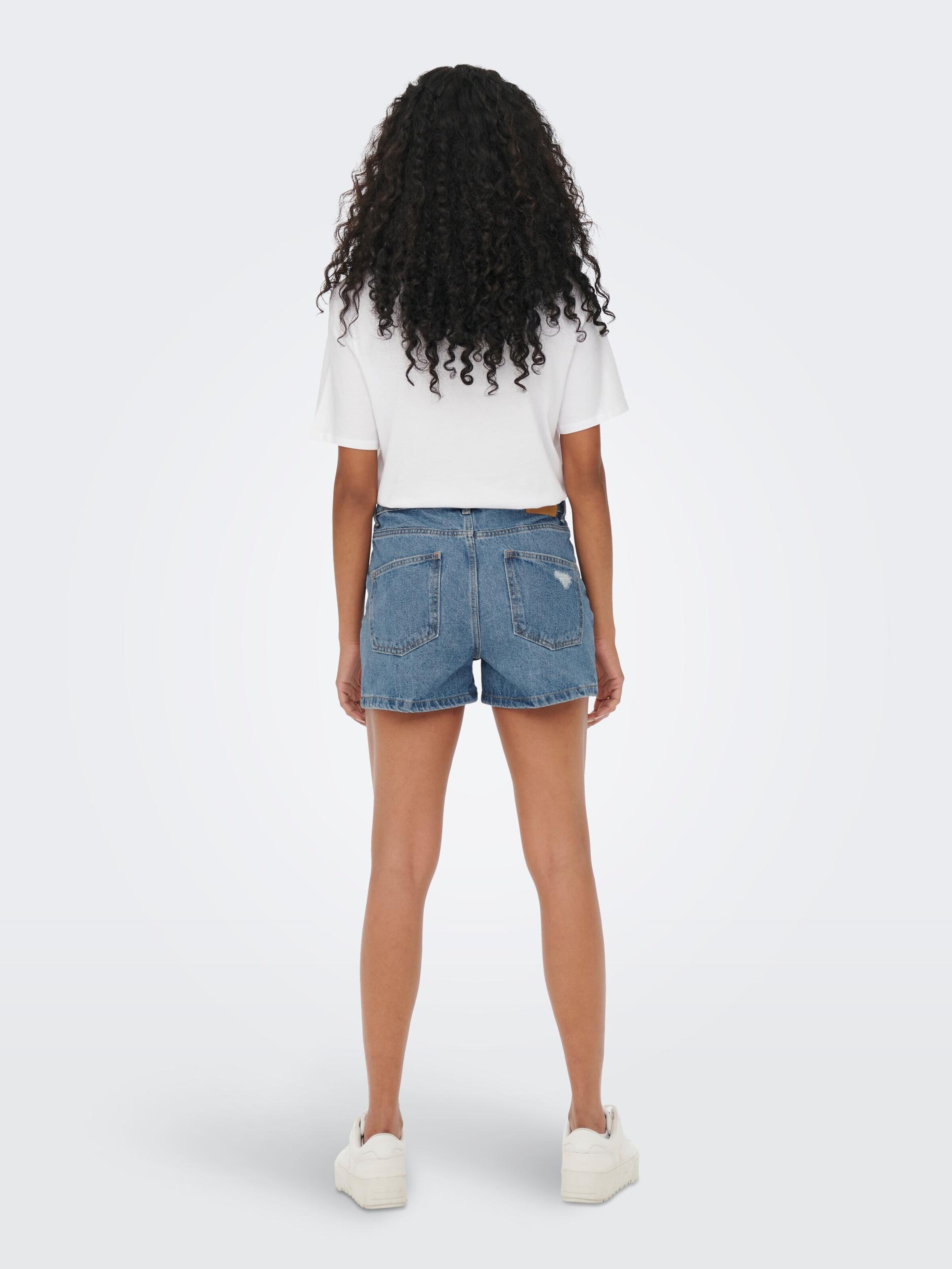 Frauen Große Größen ONLY Shorts 'Jagger' in Blau - TC62158 Frauen Große Größen ONLY Shorts 'Jagger' in Blau - TC62158