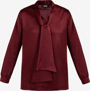 usha BLACK LABEL Bluse in Rot: predná strana