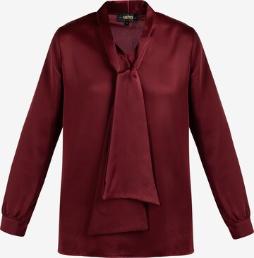 usha BLACK LABEL Bluse in Rot: predná strana