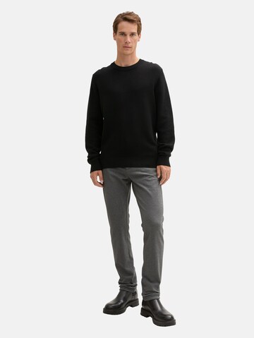 TOM TAILOR Sweater in Black