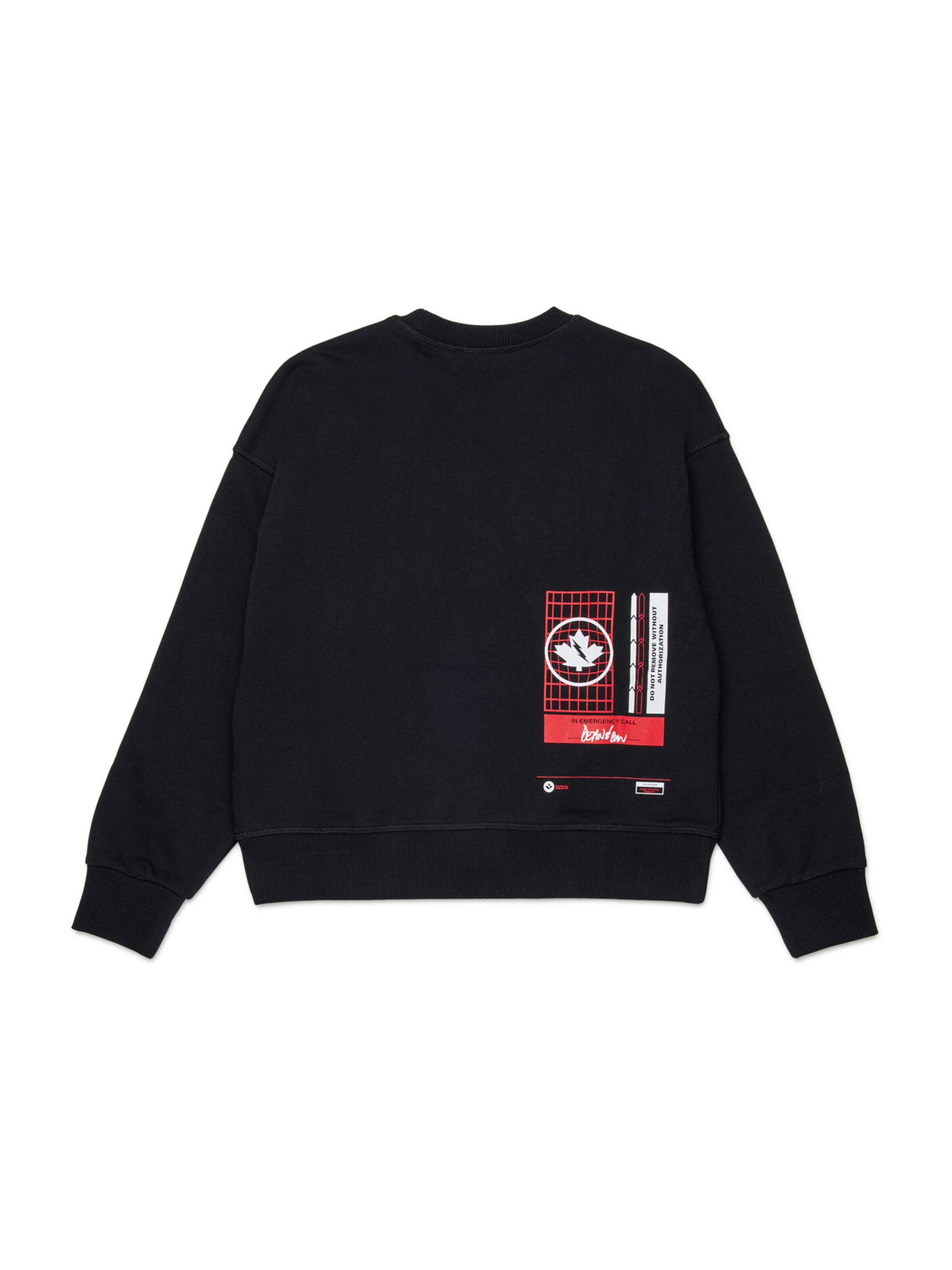 DSQUARED2 Collegepaita värissä musta