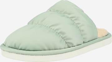 ABOUT YOU Slippers 'Romy' in Green: front