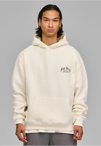 Fast & Bright Sweatshirt 'Justice' in White: front
