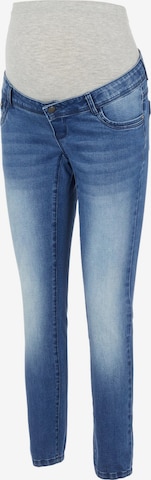 MAMALICIOUS Slimfit Jeans 'Nome' in Blauw: voorkant