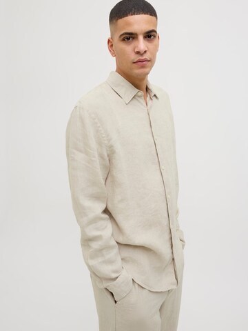 Regular fit Camicia 'JPRCCLawrence' di JACK & JONES in beige