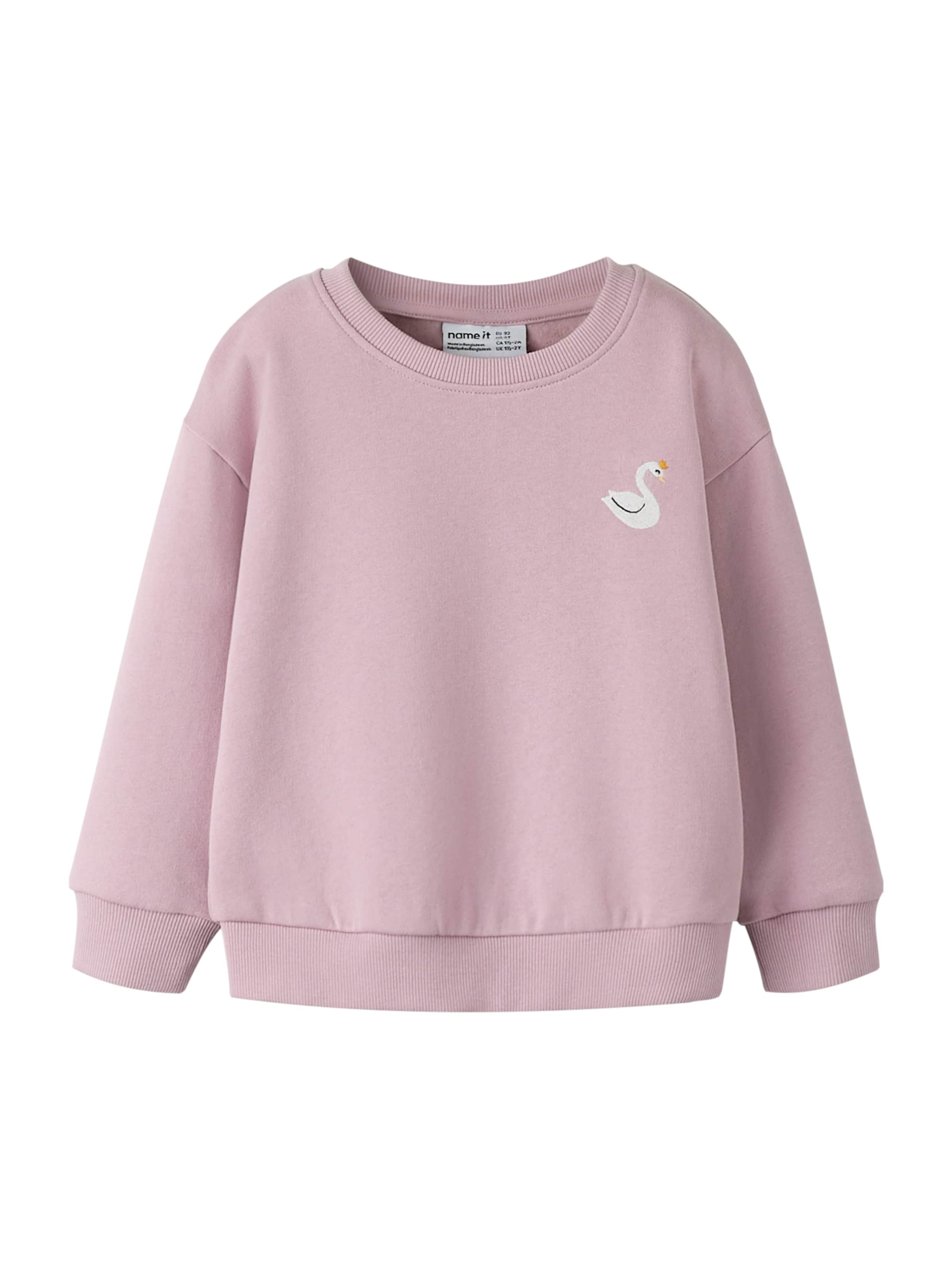 NAME IT - Sweatshirt 'NMFVALLENE' em rosa: frente