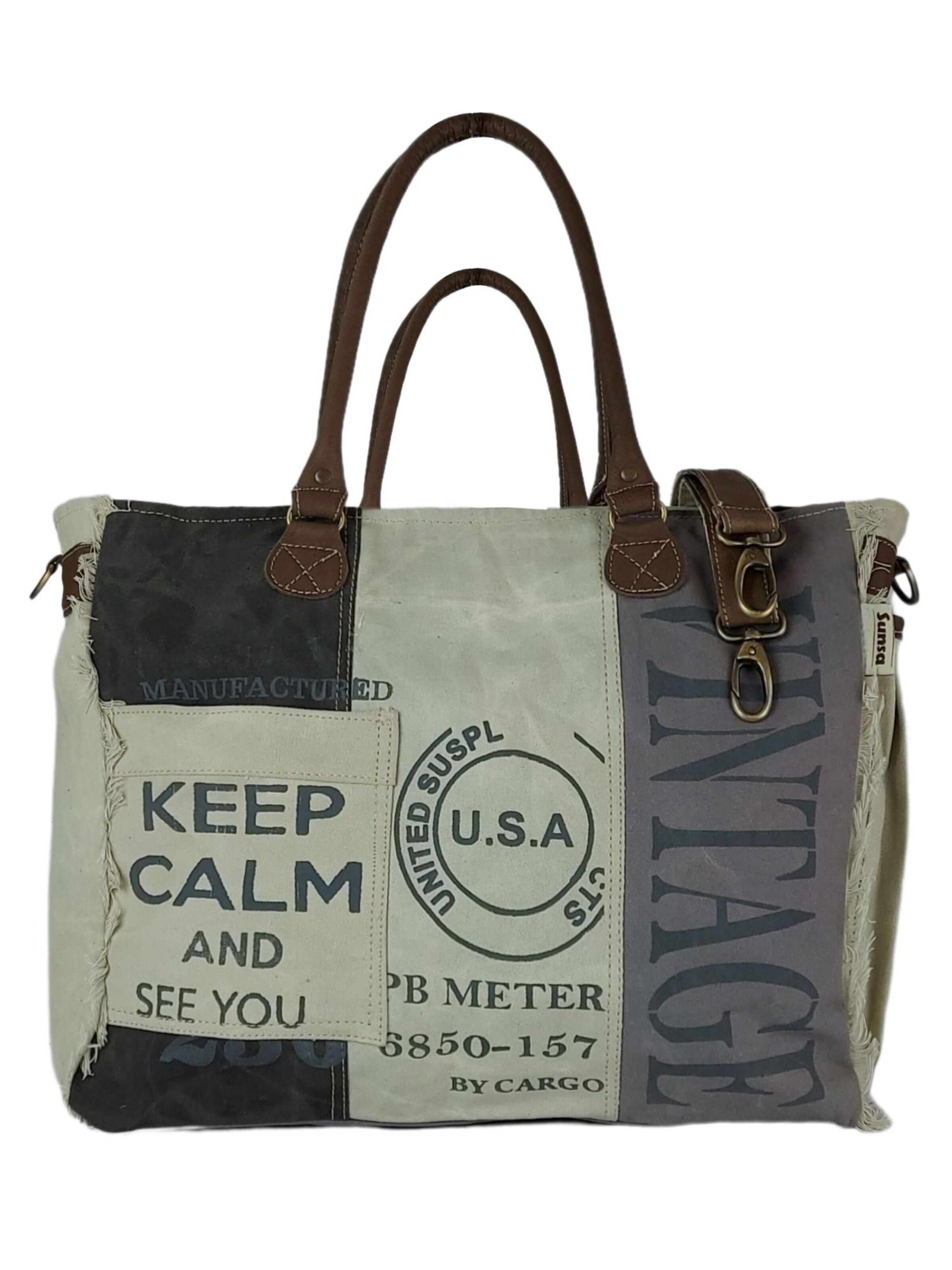 Sunsa Weekender 'Sunsa' in Green: front