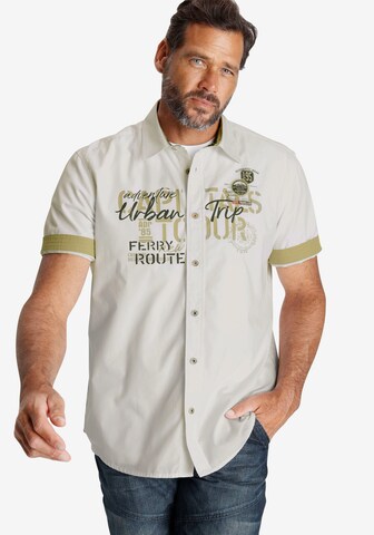 Man's World Regular fit Button Up Shirt in Beige