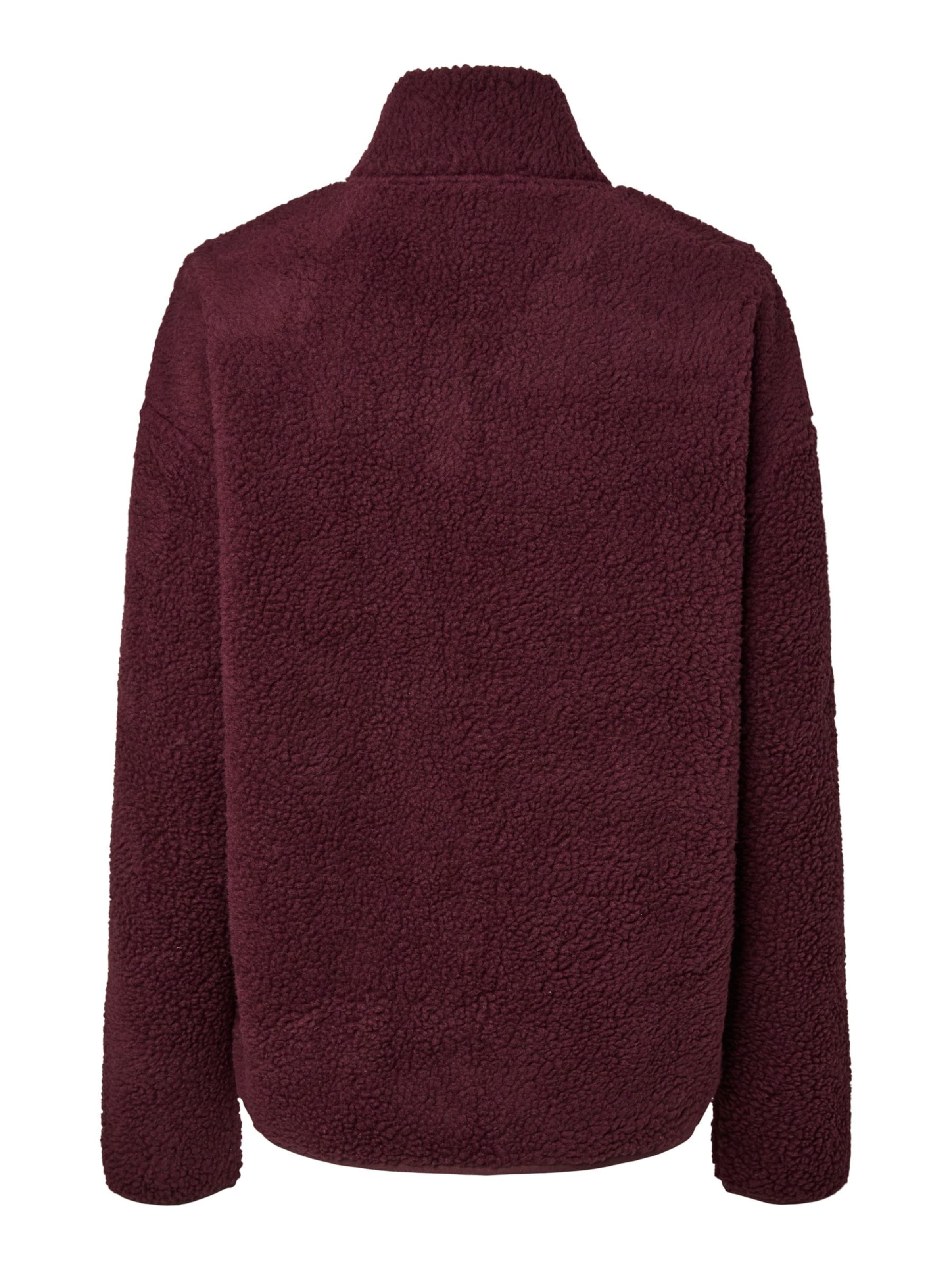 Giacca di pile 'PCSadia' di PIECES in rosso