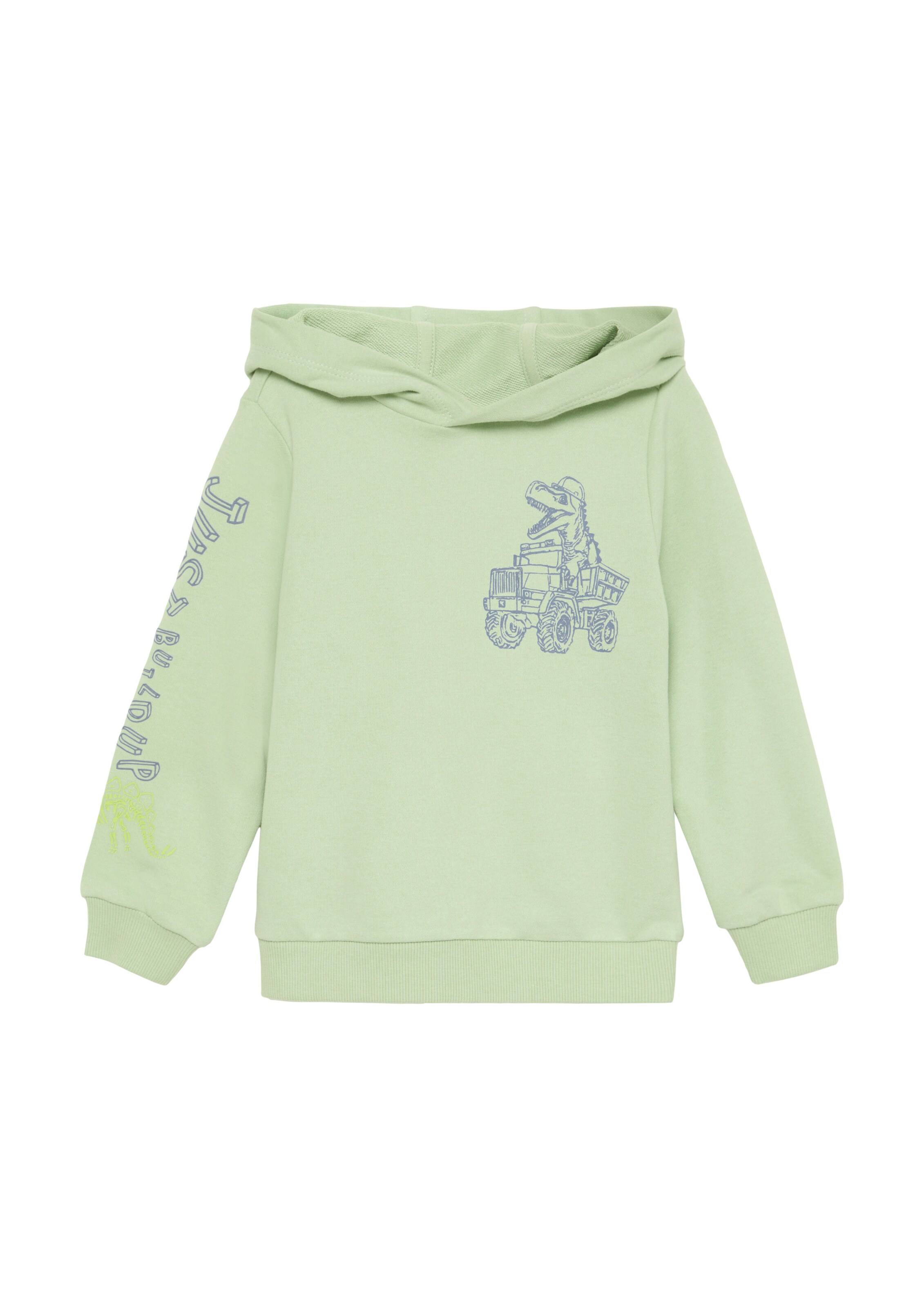 s.Oliver Sweatshirt in Groen: voorkant