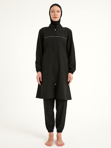 Andalus by Marina High neck Badpakjurk 'Andalus by Marina A2501-1' in Zwart: voorkant