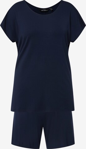 Ulla Popken Pyjama in Blauw: voorkant