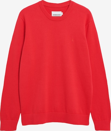 ARMEDANGELS Trui in Rood: voorkant