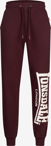 LONSDALE Hose in Rot: Vorderseite