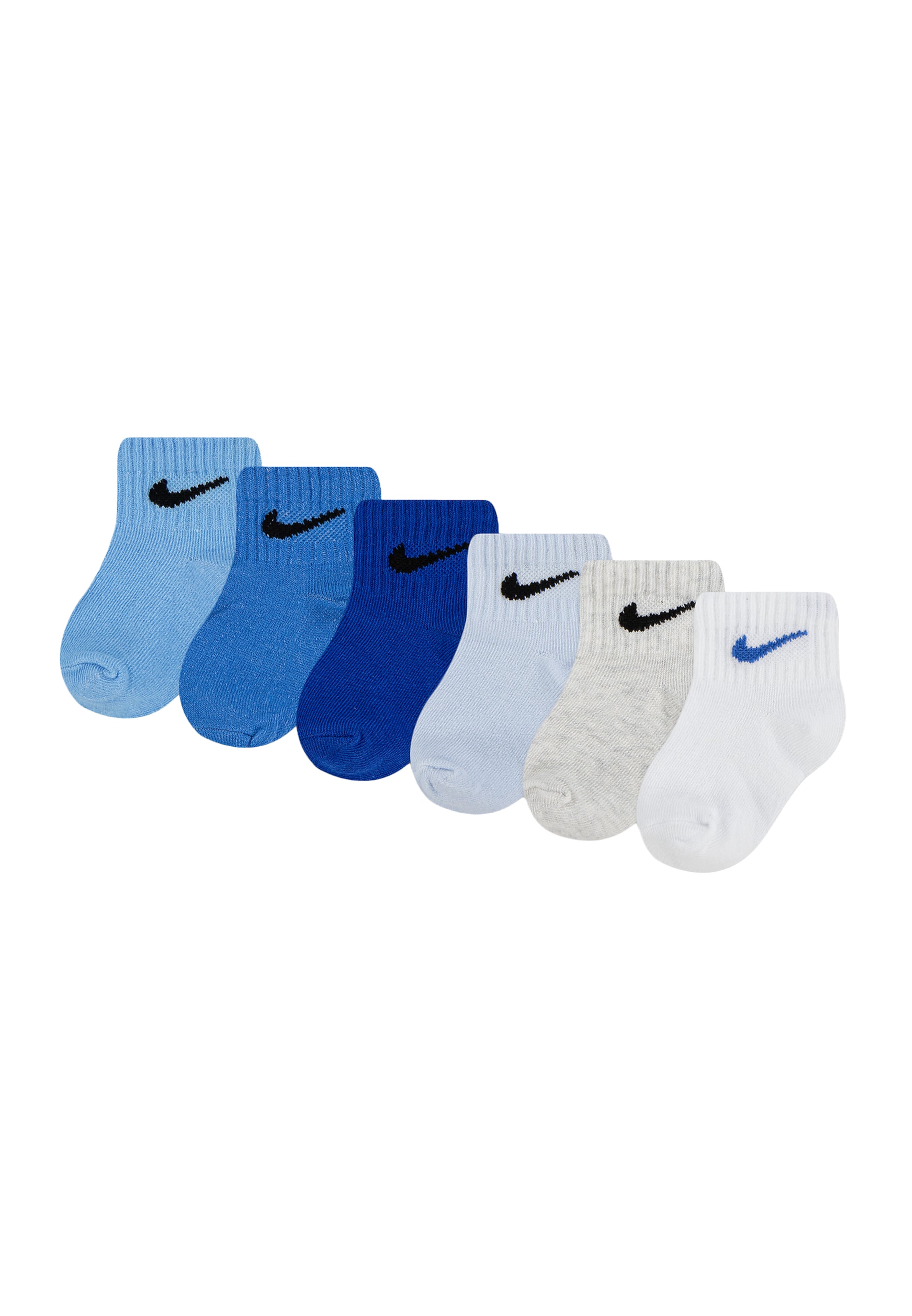 Șosete 'SWOOSH' de la Nike Sportswear pe albastru: față