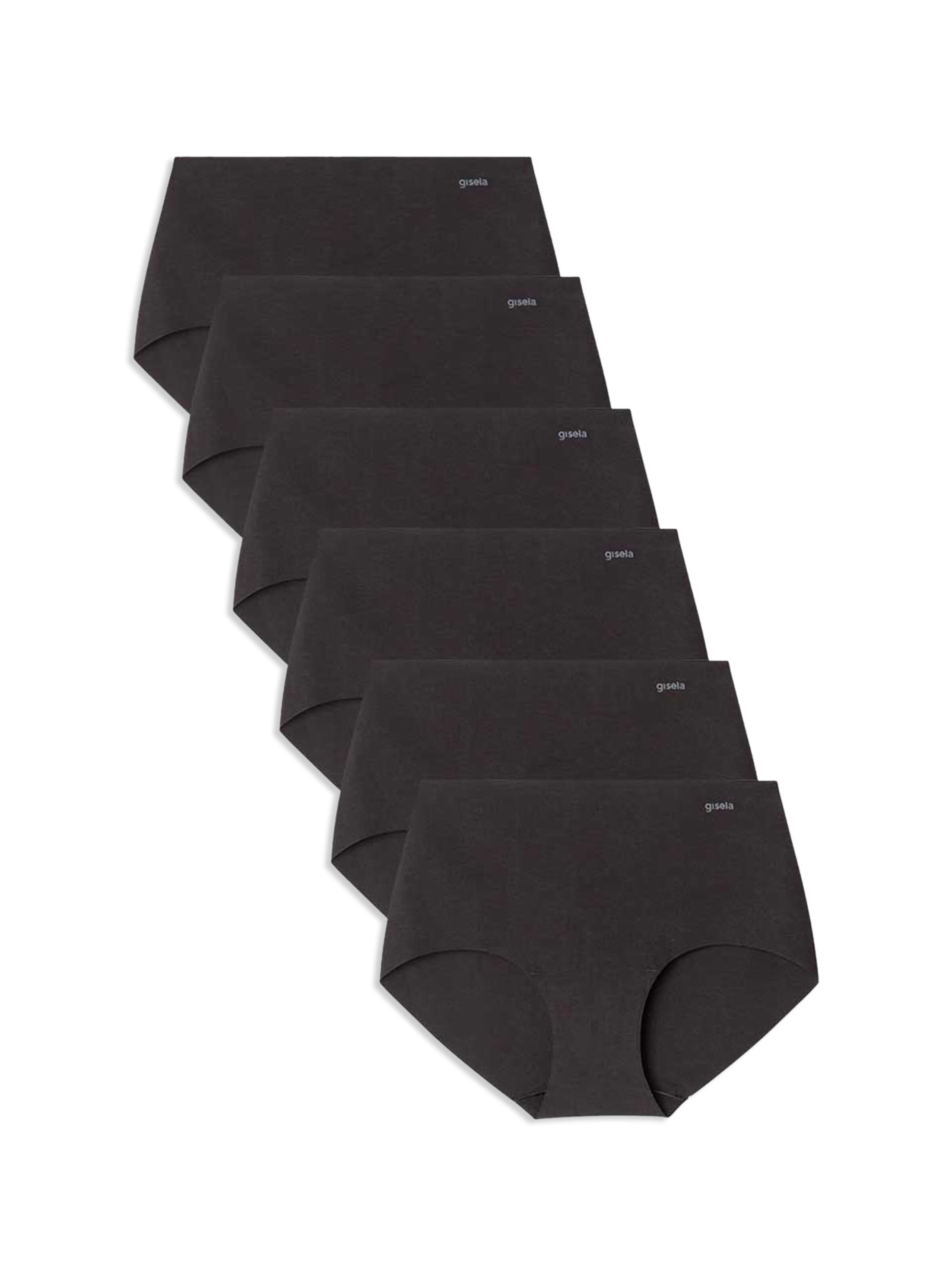 Culotte '6 ' Gisela en noir : devant