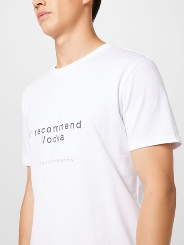 balta EINSTEIN & NEWTON Marškinėliai 'Recommendation'