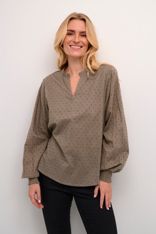 Kaffe Blouse 'KA Lydia' in Bruin: voorkant