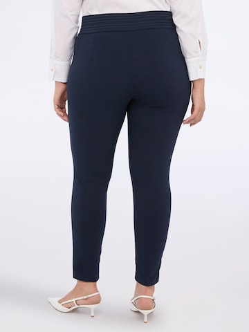Skinny Pantalon Fiorella Rubino en bleu