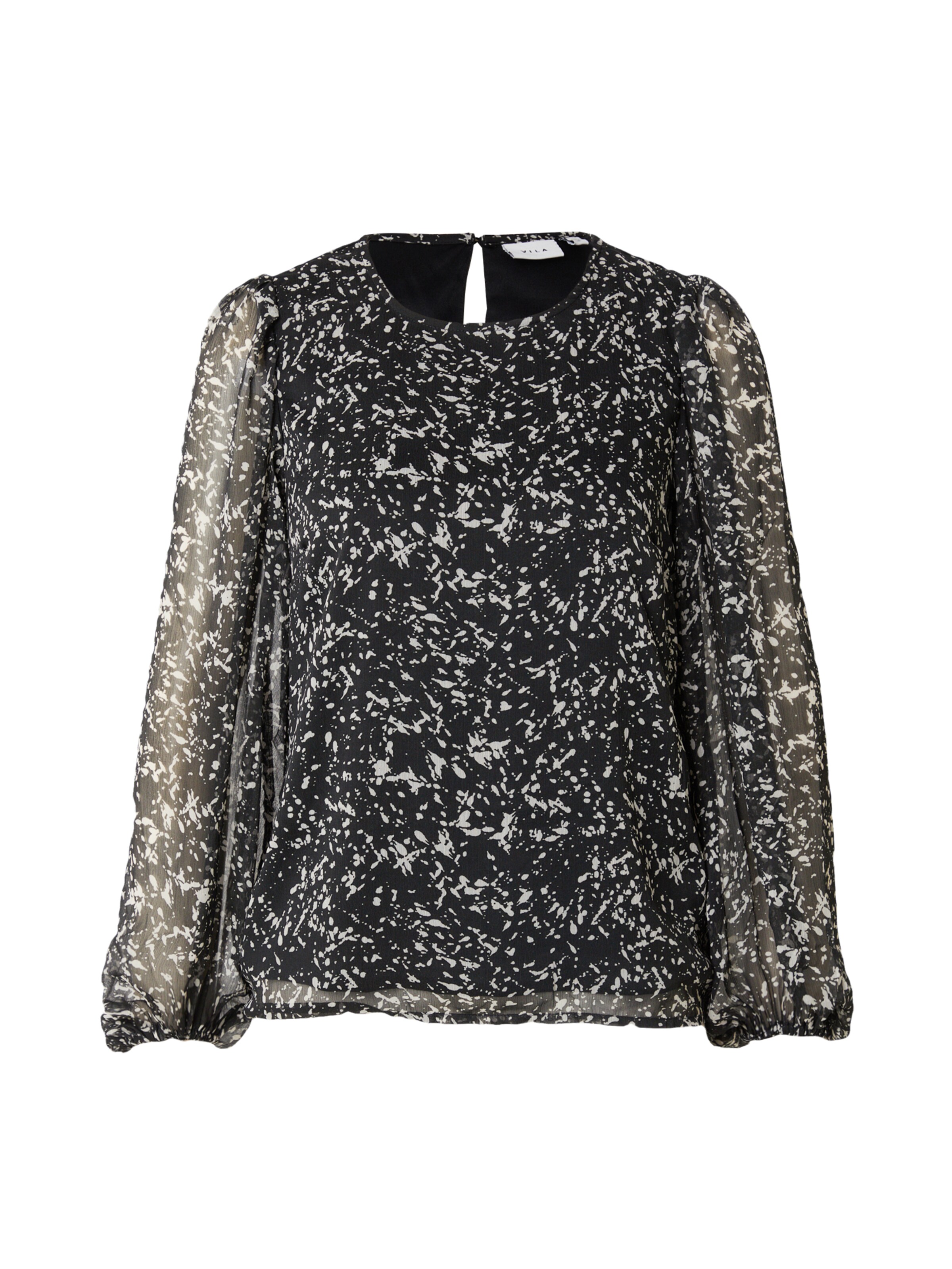 VILA Pluus 'FALIA', värv must: eest vaates