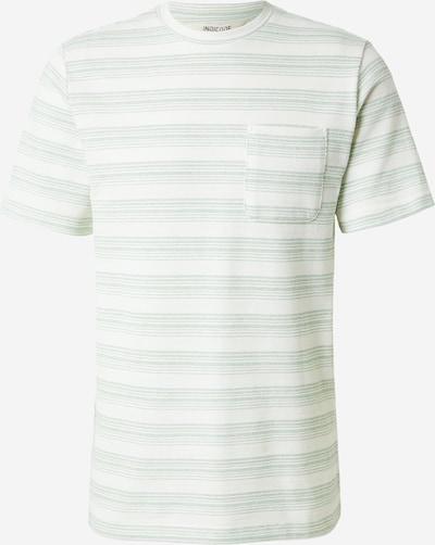 Marškinėliai 'Scotland' iš INDICODE JEANS, spalva – nebalintos drobės spalva / šviesiai žalia, Prekių apžvalga