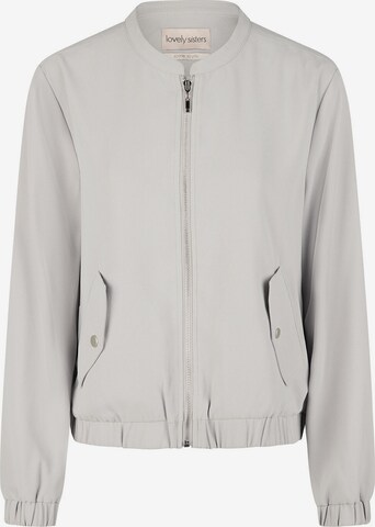 Lovely Sisters Between-Season Jacket 'Biljana' in Grey: front