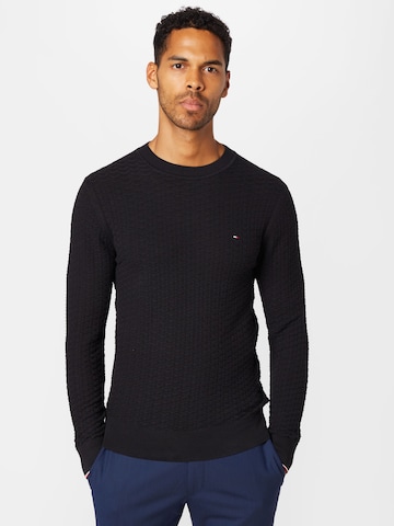 TOMMY HILFIGER Pullover in Schwarz: predná strana