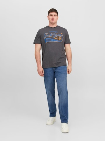 Jack & Jones Plus T-Shirt in Grau