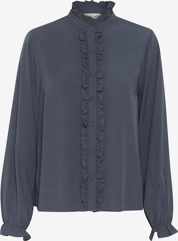 Chemisier 'Venea' Cream en bleu : devant