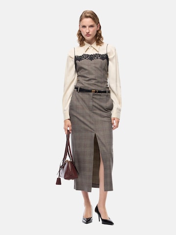 PINKO - Falda 'PINKO GALEGA GONNA MIASTO LANA TINTO FILO GONNA' en gris