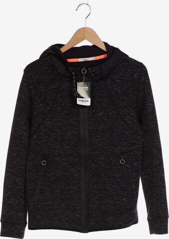 CECIL Sweatshirt & Zip-Up Hoodie in S in Black: front