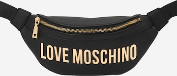 Love Moschino Чанта за кръста 'Bold Love' в черно: отпред
