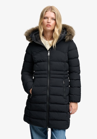Superdry & Co Зимно палто 'FUJI' в черно: отпред
